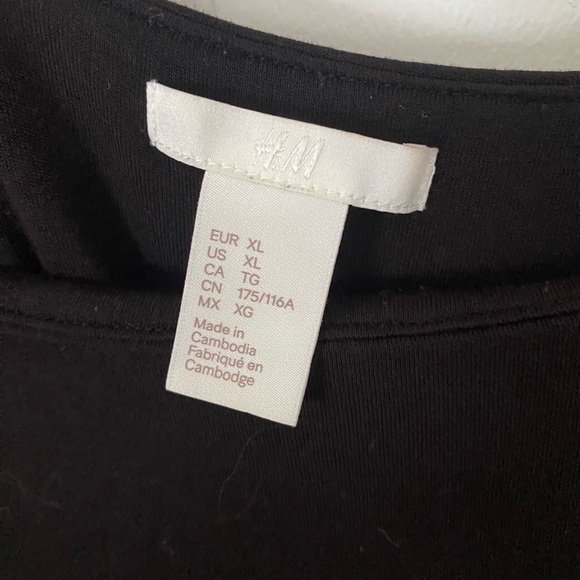 H&M boat neck jersey knit midi dress XL - Picture 2 of 2